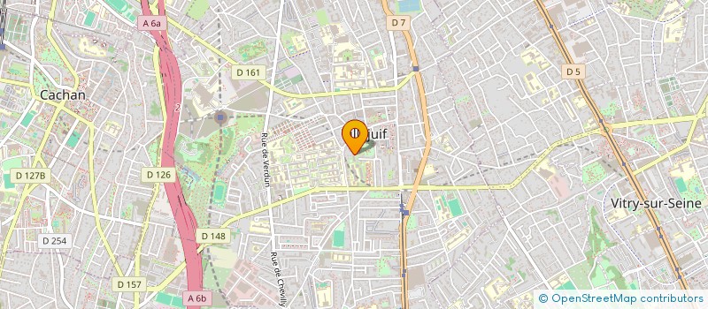 localisation de l'entreprise ASSOCIATION DES PARENTS D'ELEVES DEL'ECOLE PRIMAIRE JEAN VILAR DE VILLEJUIF à VILLEJUIF