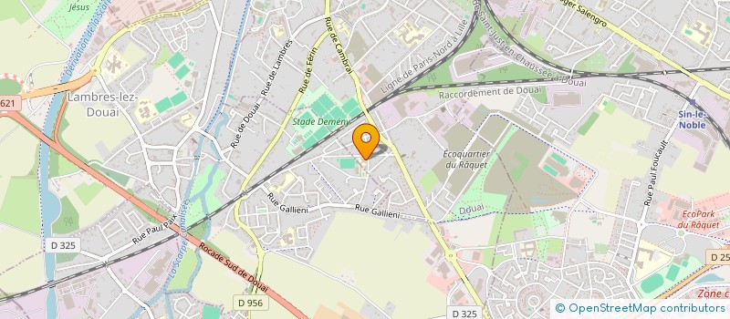 localisation de l'entreprise ASSOCIATION DES PARENTS D'ELEVES DENIS PAPIN à DOUAI