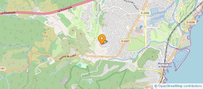 localisation de l'entreprise ASSOCIATION DES PARENTS D'ELEVES DES BOUTONS D'OR à MANDELIEU-LA-NAPOULE