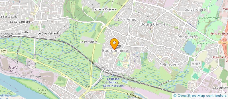 localisation de l'entreprise ASSOCIATION DES PARENTS D'ELEVES DES BUZARDIERES à SAINT-HERBLAIN