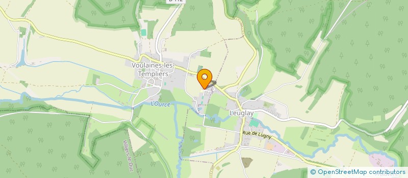 localisation de l'entreprise ASSOCIATION DES PARENTS D'ELEVES DES DEUX RIVIERES  VOULAINES-LES-TEMPLIERS