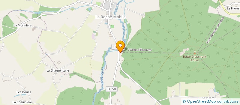 localisation de l'entreprise ASSOCIATION DES PARENTS D'ELEVES DES ECOLES D'ECOUVES SUD à LA ROCHE-MABILE