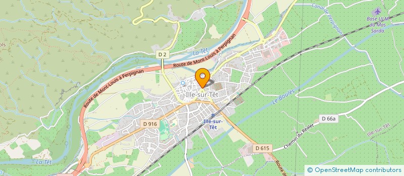 localisation de l'entreprise ASSOCIATION DES PARENTS D'ELEVES DES ECOLES D'ILLE SUR TET  ILLE-SUR-TET