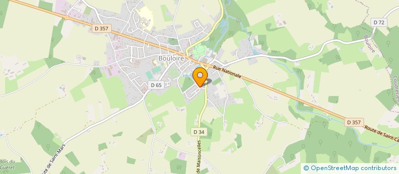 localisation de l'entreprise ASSOCIATION DES PARENTS D'ELEVES DES ECOLES DE BOULOIRE à BOULOIRE