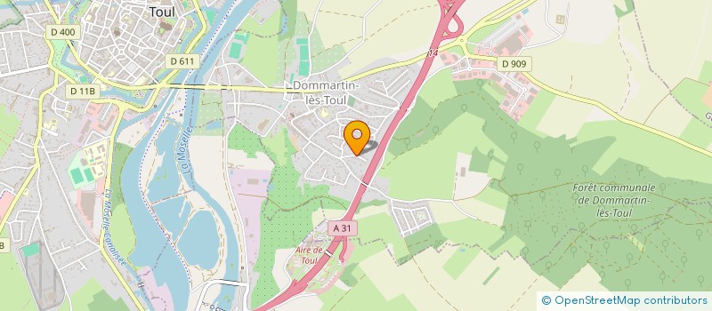 localisation de l'entreprise ASSOCIATION DES PARENTS D'ELEVES DES ECOLES DE DOMMARTIN LES TOUL  DOMMARTIN-LES-TOUL