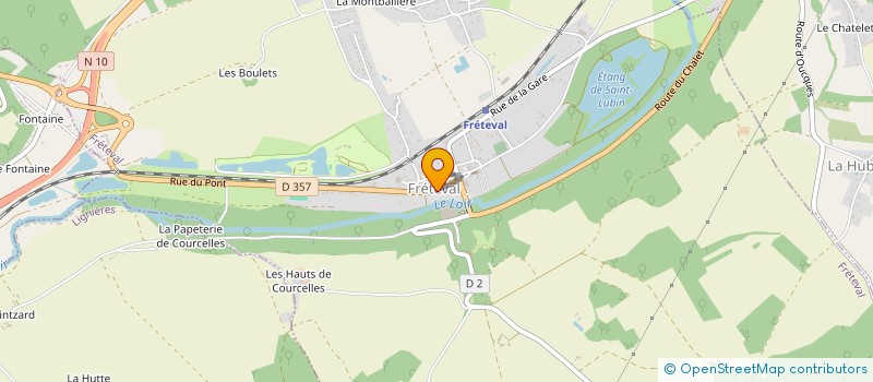 localisation de l'entreprise ASSOCIATION DES PARENTS D'ELEVES DES ECOLES DE FRETEVAL ET MOREE  FRETEVAL