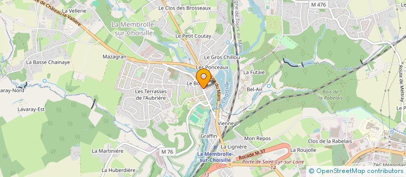 localisation de l'entreprise ASSOCIATION DES PARENTS D'ELEVES DES ECOLES DE LA MEMBROLLE SUR CHOISILLE  LA MEMBROLLE-SUR-CHOISILLE