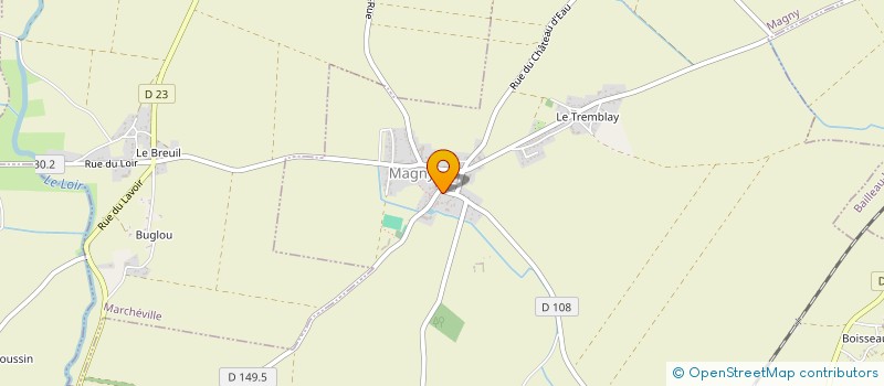 localisation de l'entreprise ASSOCIATION DES PARENTS D'ELEVES DES ECOLES DE MAGNY ET MARCHEVILLE à MAGNY