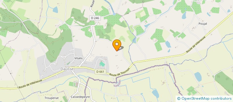 localisation de l'entreprise ASSOCIATION DES PARENTS D'ELEVES DES ECOLES DE PENNE D'AGENAIS  PENNE D'AGENAIS