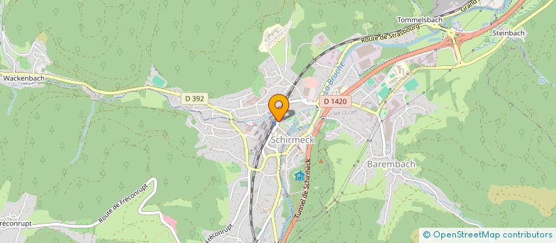 localisation de l'entreprise ASSOCIATION DES PARENTS D'ELEVES DES ECOLES DE SCHIRMECK  SCHIRMECK