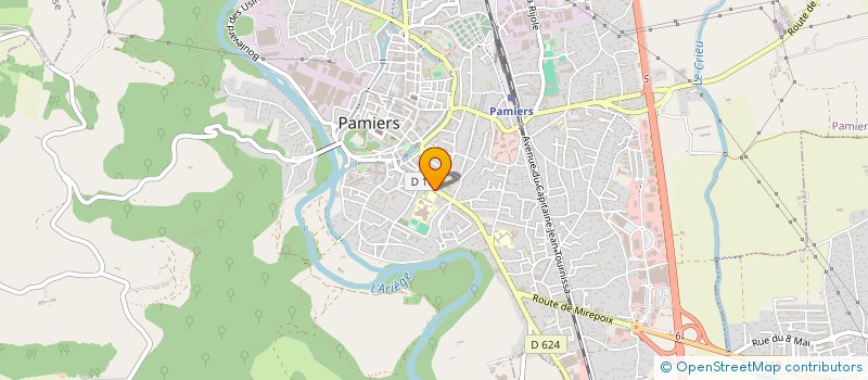 localisation de l'entreprise ASSOCIATION DES PARENTS D'ELEVES DES ECOLES DES CONDAMINES ET DE CAZALE à PAMIERS