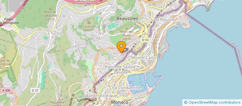 localisation de l'entreprise ASSOCIATION DES PARENTS D'ELEVES DES ECOLES DES COPAINS (MATERNELLE ET ELEMENTAIRE)  BEAUSOLEIL