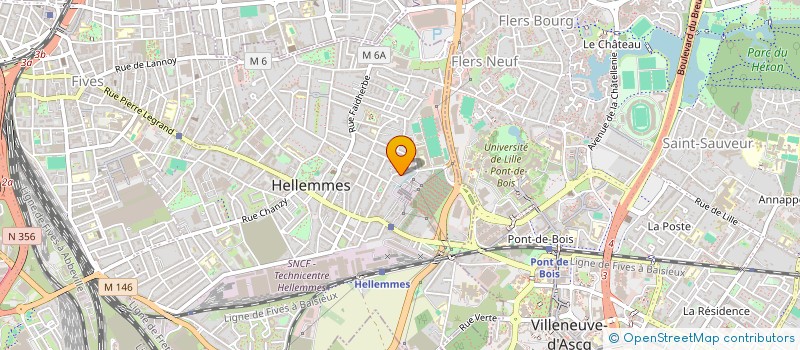 localisation de l'entreprise ASSOCIATION DES PARENTS D'ELEVES DES ECOLES JAURES ET SALENGRO à LILLE