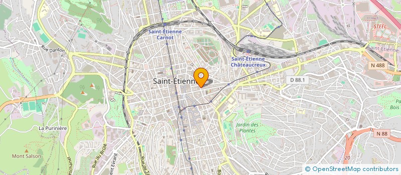 localisation de l'entreprise ASSOCIATION DES PARENTS D'ELEVES DES ECOLES LIBRES MIXTES DE SAINTE-MARIE  SAINT-ETIENNE