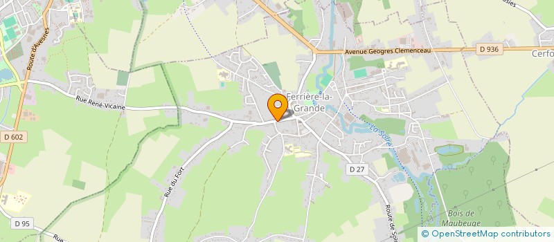 localisation de l'entreprise ASSOCIATION DES PARENTS D'ELEVES DES ECOLES MATERNELLE ET PRIMAIRE CENTRE à FERRIERE-LA-GRANDE