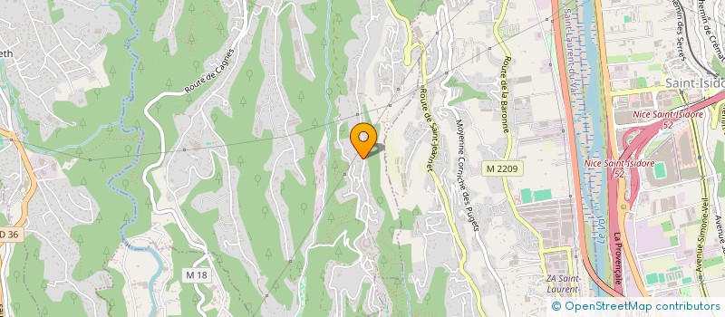 localisation de l'entreprise ASSOCIATION DES PARENTS D ELEVES DES ECOLES PRIMAIRE ET MATERNELLE DU DOMAINE DE L ETOILE  LA GAUDE