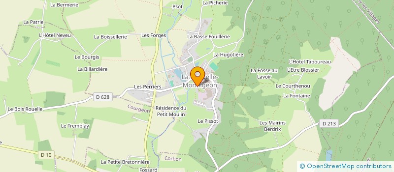 localisation de l'entreprise ASSOCIATION DES PARENTS D'ELEVES DES ECOLES PRIVEES DE LA CHAPELLE MONTLIGEON à LA CHAPELLE-MONTLIGEON
