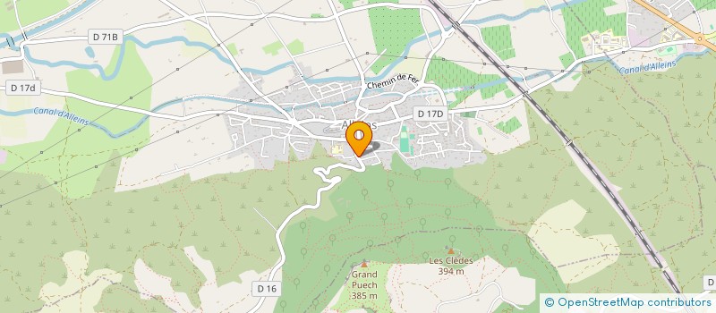 localisation de l'entreprise ASSOCIATION DES PARENTS D'ELEVES DES ECOLES PUBLIQUES D'ALLEINS  ALLEINS