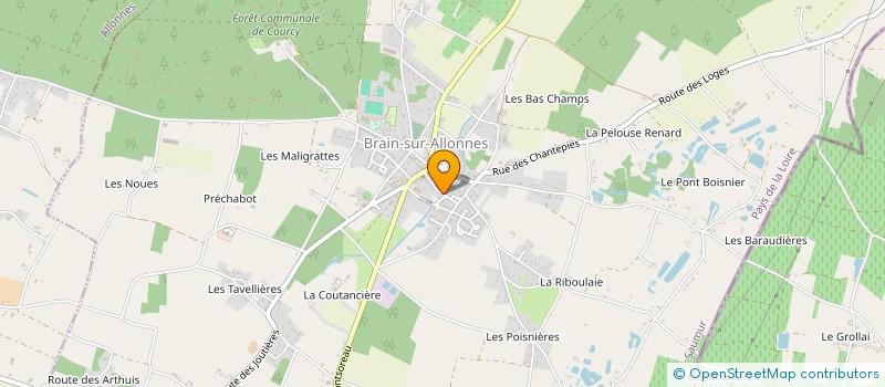 localisation de l'entreprise ASSOCIATION DES PARENTS D'ELEVES DES ECOLES PUBLIQUES D'ALLONNES à ALLONNES