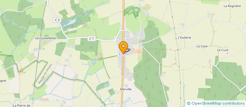 localisation de l'entreprise ASSOCIATION DES PARENTS D'ELEVES DES ECOLES PUBLIQUES DE BOCE-CUON-LE GUEDENIAU à BAUGE-EN-ANJOU
