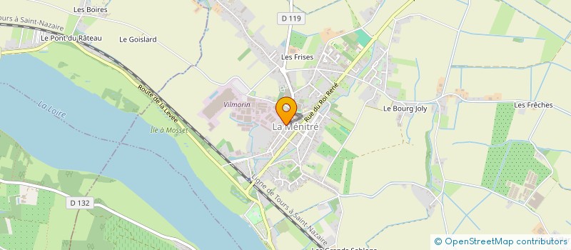 localisation de l'entreprise ASSOCIATION DES PARENTS D'ELEVES DES ECOLES PUBLIQUES DE LA MENITRE  LA MENITRE