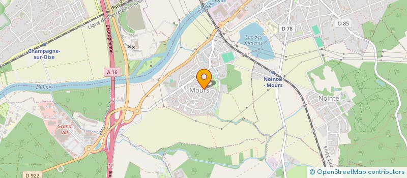 localisation de l'entreprise ASSOCIATION DES PARENTS D'ELEVES DES ECOLES PUBLIQUES DE MOURS  MOURS