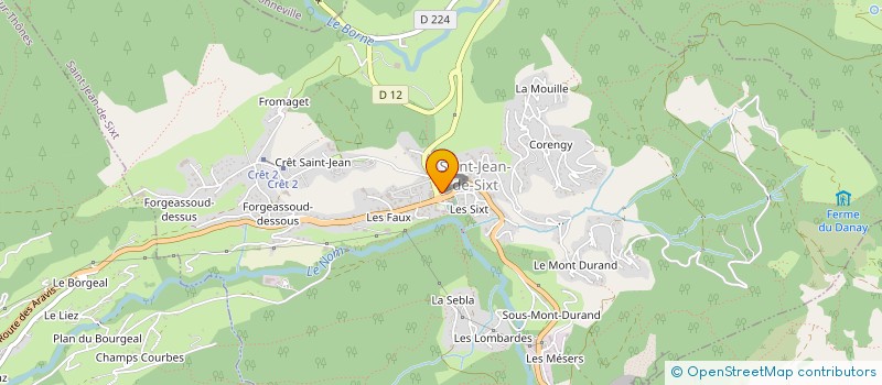 localisation de l'entreprise ASSOCIATION DES PARENTS D'ELEVES DES ECOLES PUBLIQUES DE SAINT-JEAN-DE-SIXT à SAINT-JEAN-DE-SIXT