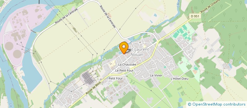 localisation de l'entreprise ASSOCIATION DES PARENTS D'ELEVES DES ECOLES PUBLIQUES DE SAINT-LAURENT-NOUAN  SAINT-LAURENT-NOUAN