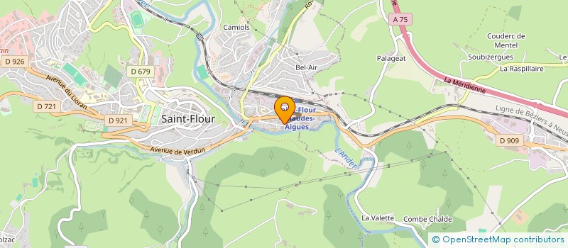 localisation de l'entreprise ASSOCIATION DES PARENTS D'ELEVES DES ECOLES PUBLIQUES DU FAUBOURG à SAINT-FLOUR