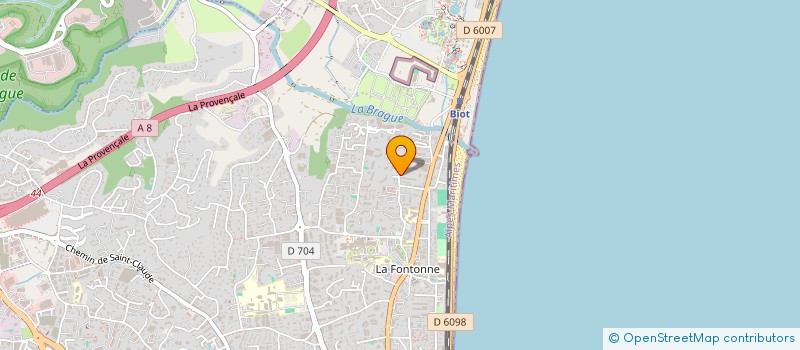 localisation de l'entreprise ASSOCIATION DES PARENTS D'ELEVES DES ECOLES PUBLIQUES MATERNELLE ET ELEMENTAIRE JACQUES BOISSIER  ANTIBES