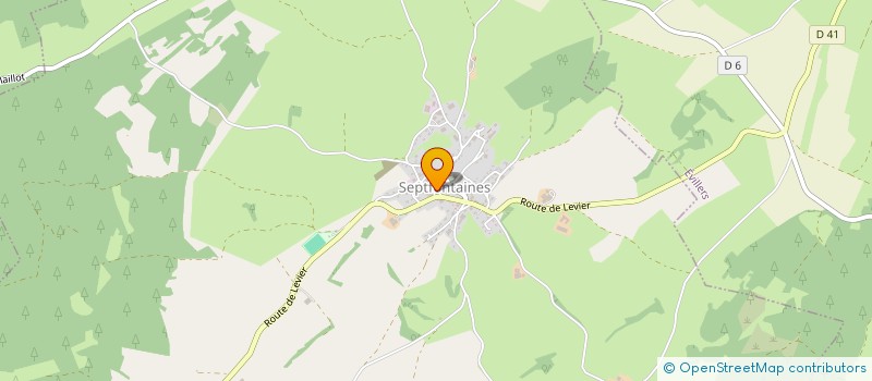 localisation de l'entreprise ASSOCIATION DES PARENTS D'ELEVES DES ECOLES SEPTFONTAINE-EVILLERS  SEPTFONTAINES
