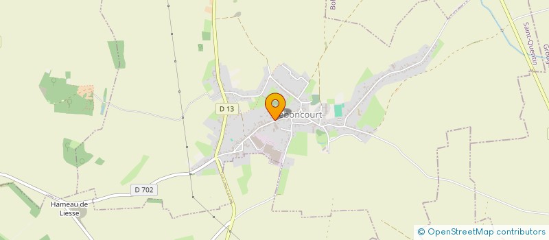 localisation de l'entreprise ASSOCIATION DES PARENTS D'ELEVES DES ECOLIERS SEBONCOURTOIS  SEBONCOURT