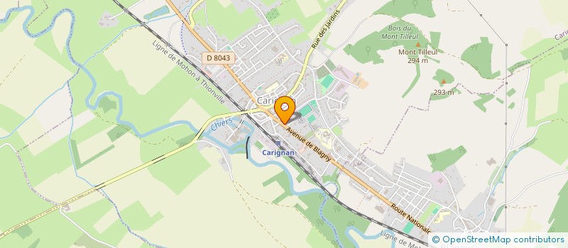 localisation de l'entreprise ASSOCIATION DES PARENTS D'ELEVES DES ETABLISSEMENTS PUBLICS DE CARIGNAN ET ENVIRONS  CARIGNAN