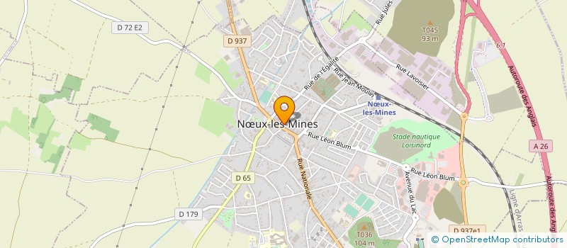 localisation de l'entreprise ASSOCIATION DES PARENTS D ELEVES DES ETABLISSEMENTS SCOLAIRES PUBLICS DU SECTEUR DE NOEUX LES MINES APE FCPE DE NOEUX L à NŒUX-LES-MINES