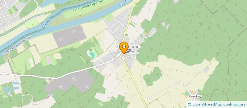 localisation de l'entreprise ASSOCIATION DES PARENTS D'ELEVES DES GARENNES  SAINT-MARTIN-LA-GARENNE