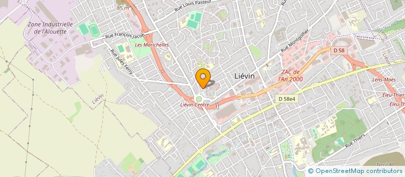 localisation de l'entreprise ASSOCIATION DES PARENTS D ELEVES DES MARICHELLES à LIEVIN