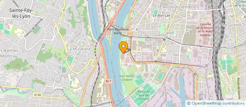 localisation de l'entreprise ASSOCIATION DES PARENTS D'ELEVES DES SECTIONS GERMANOPHONES DE LA CITE SCOLAIRE INTERNATIONALE (A.P.E.G.)  LYON