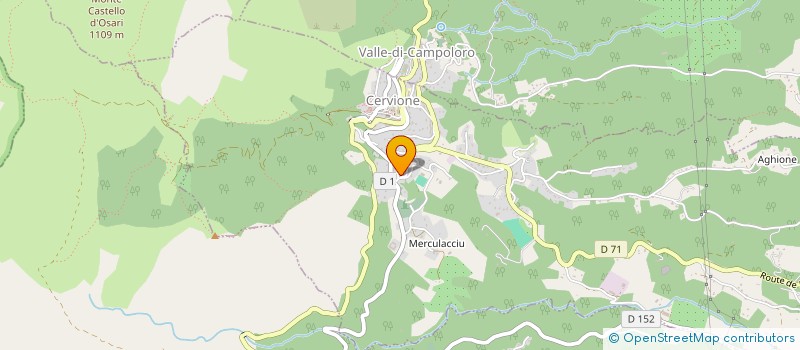 localisation de l'entreprise ASSOCIATION DES PARENTS D ELEVES DI U PETRICCIU à CERVIONE