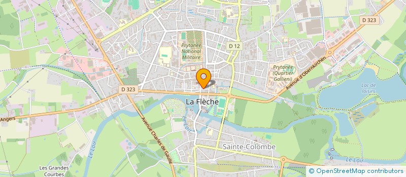 localisation de l'entreprise ASSOCIATION DES PARENTS D'ELEVES DPC  LA FLECHE