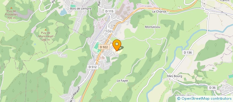 localisation de l'entreprise ASSOCIATION DES PARENTS D'ELEVES DU COLLEGE D'YDES à YDES