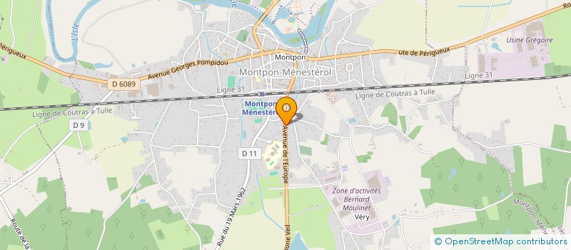 localisation de l'entreprise ASSOCIATION DES PARENTS D'ELEVES DU COLLEGE DE MONTPON  MONTPON-MENESTEROL