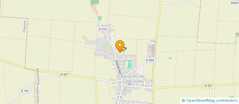 localisation de l'entreprise ASSOCIATION DES PARENTS D'ELEVES DU COLLEGE LOUIS JOSEPH SOULAS à BAZOCHES-LES-GALLERANDES