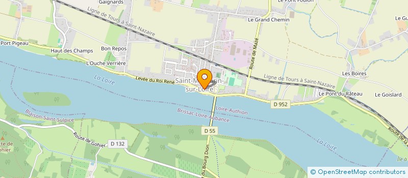 localisation de l'entreprise ASSOCIATION DES PARENTS D'ELEVES DU COLLEGE MOLIERE DE BEAUFORT-EN-ANJOU  BEAUFORT-EN-ANJOU