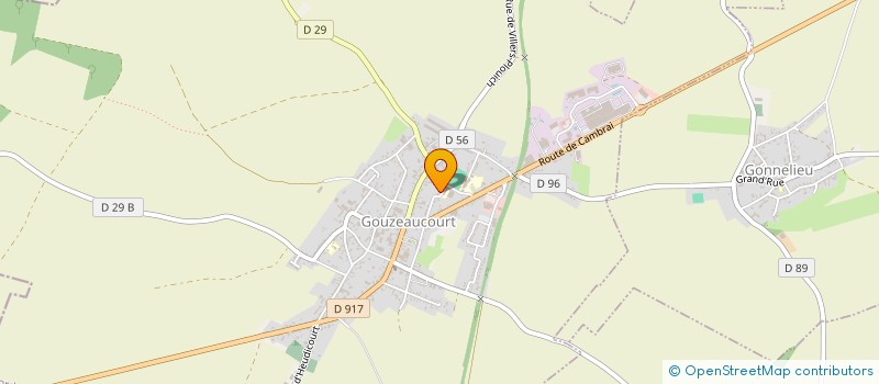 localisation de l'entreprise ASSOCIATION DES PARENTS D'ELEVES DU COLLEGE PHARAMOND SAVARY  GOUZEAUCOURT