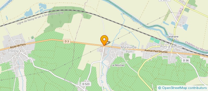 localisation de l'entreprise ASSOCIATION DES PARENTS D'ELEVES DU COLLEGE PROFESSEUR NICAISE DE MAREUIL LE PORT  MAREUIL-LE-PORT