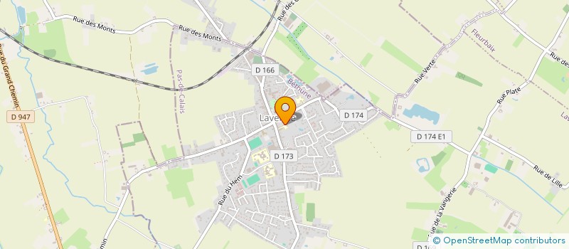 localisation de l'entreprise ASSOCIATION DES PARENTS D'ELEVES DU COLLEGE SAINTE-JEANNE D'ARC  LAVENTIE