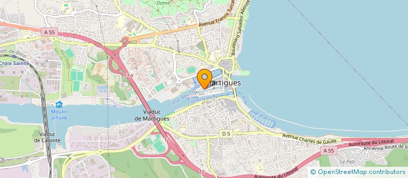 localisation de l'entreprise ASSOCIATION DES PARENTS D ELEVES DU CONSERVATOIRE à MARTIGUES