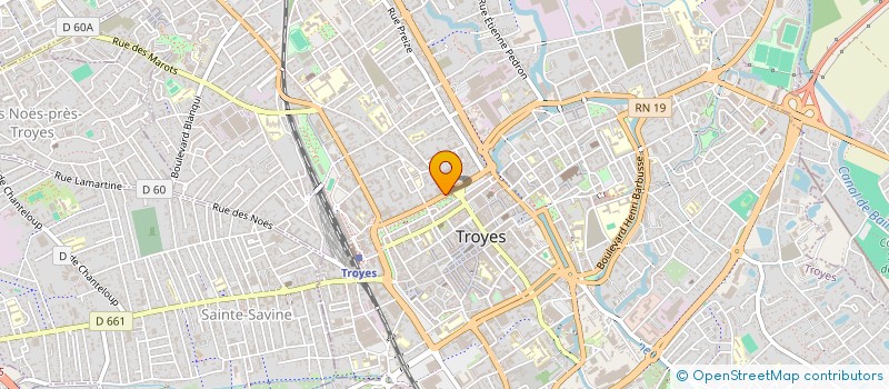 localisation de l'entreprise ASSOCIATION DES PARENTS D'ELEVES DU CONSERVATOIRE  TROYES