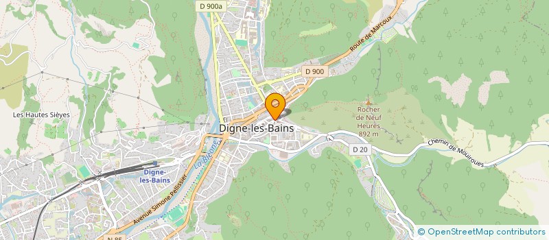 localisation de l'entreprise ASSOCIATION DES PARENTS D'ELEVES DU CONSERVATOIRE DE DIGNE à DIGNE-LES-BAINS