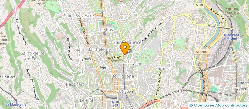 localisation de l'entreprise ASSOCIATION DES PARENTS D'ELEVES DU COURS SAINT THOMAS D'AQUIN à NICE